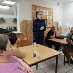 Spotkanie z mł. asp. Panią Katarzyną Leszczyńską-Krawczyk przedstawicielką Komendy Powiatowej Policji w Żninie.